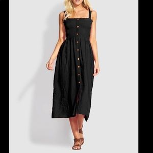 Seafolly | Dresses | Seafolly Shirred Linen Dress | Poshmark